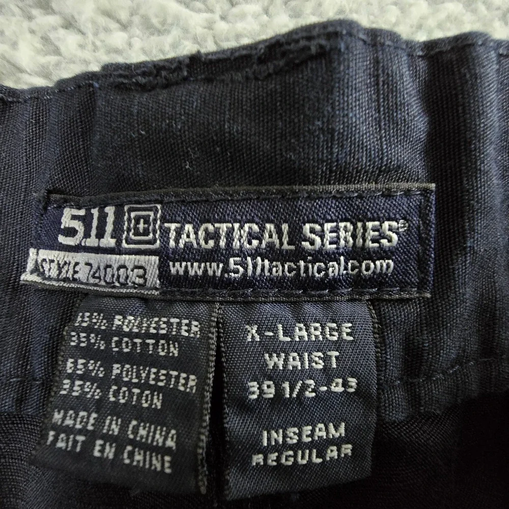 511 Tactical Pants TDU Ripstop Cargo Pants Mens XL 36X31 Black Performance